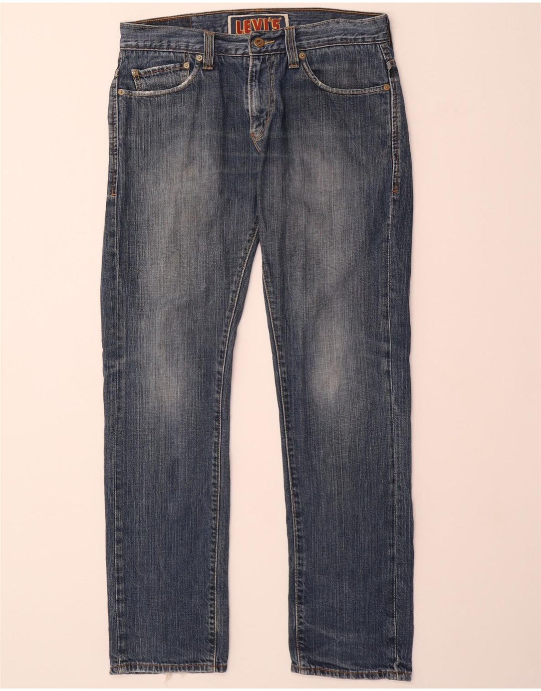 LEVI'S Mens 511 Skinny Jeans W33 L30 Blue Cotton