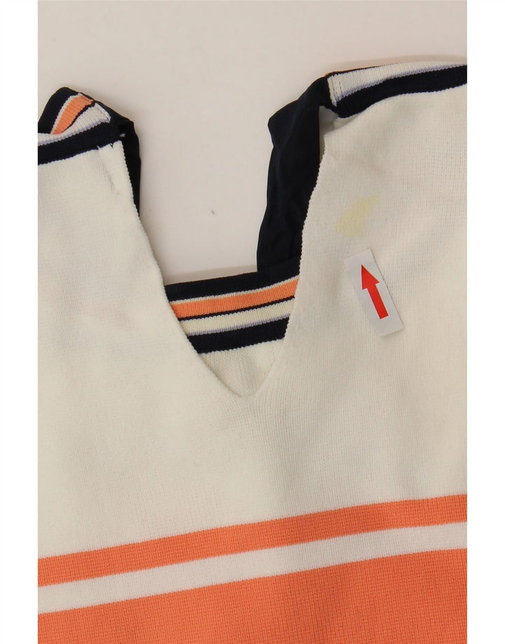 Marks & Spencer Womens Blouse Top UK 12 Medium Multicoloured Striped