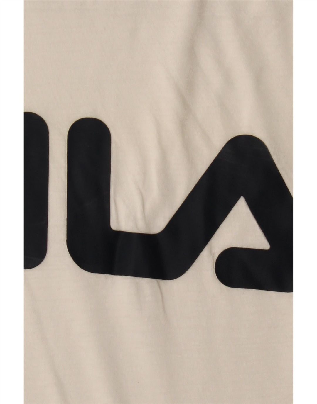 FILA Mens Graphic T-Shirt Top Large White
