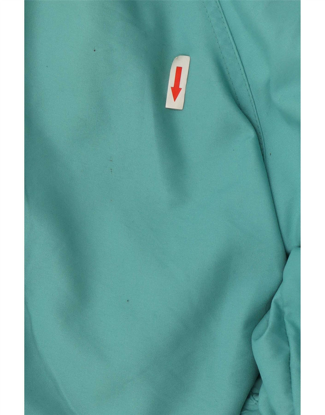 C&A Womens Hooded Oversized Windbreaker Coat EU 36 Small Turquoise
