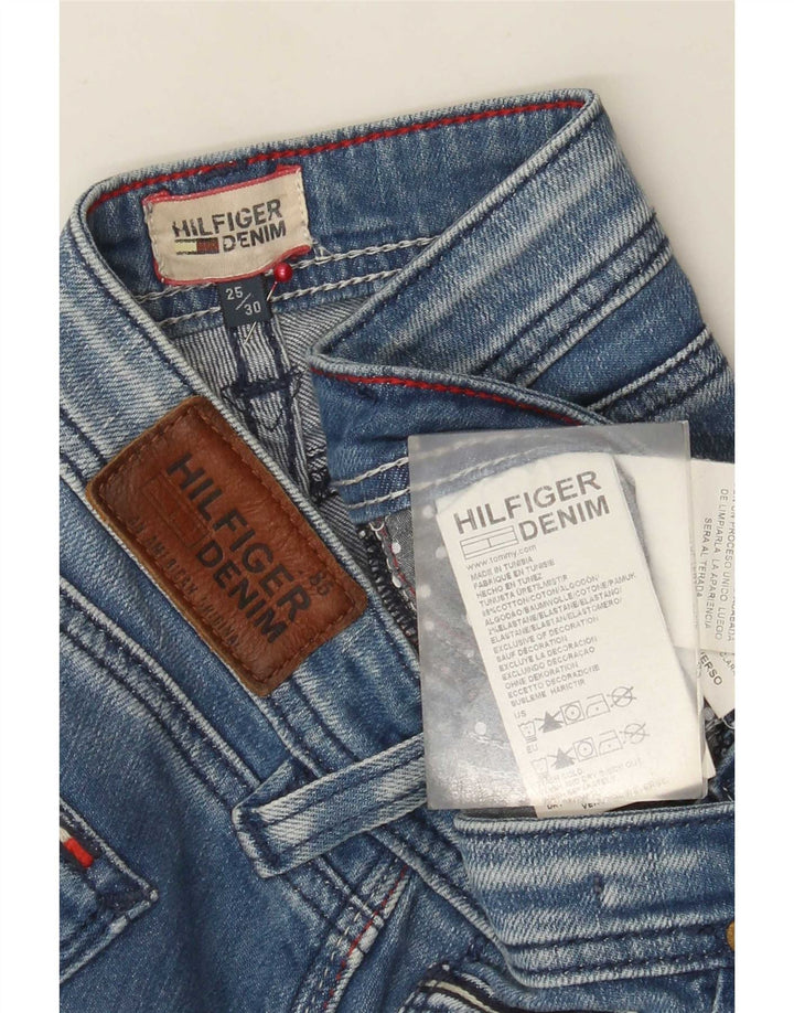Tommy Hilfiger Womens Slim Jeans W25 L30 Blue Cotton