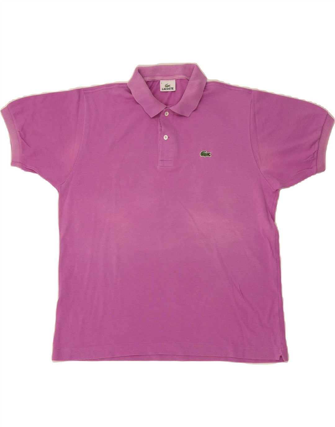 LACOSTE Mens Polo Shirt Size 5 Large Purple Cotton Vintage Lacoste and Second-Hand Lacoste from Messina Hembry 