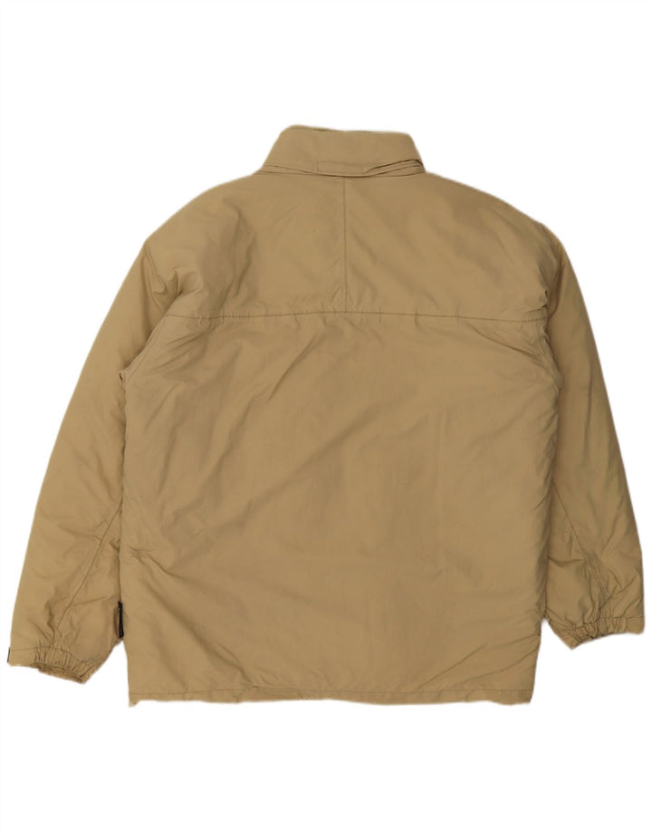 K-Way Mens Windbreaker Jacket UK 40 Large Beige Polyamide