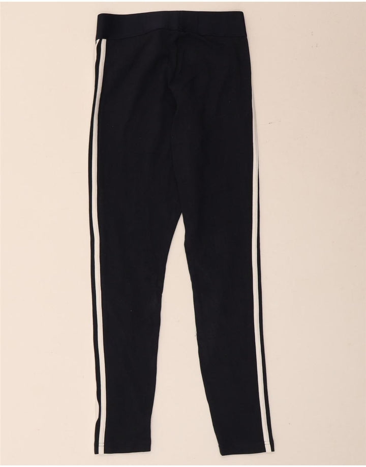 Adidas Womens Leggings UK 8 Small Navy Blue