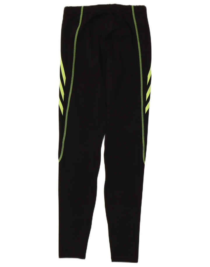 Adidas Womens Climalite Leggings UK 10 Small  Black Polyester