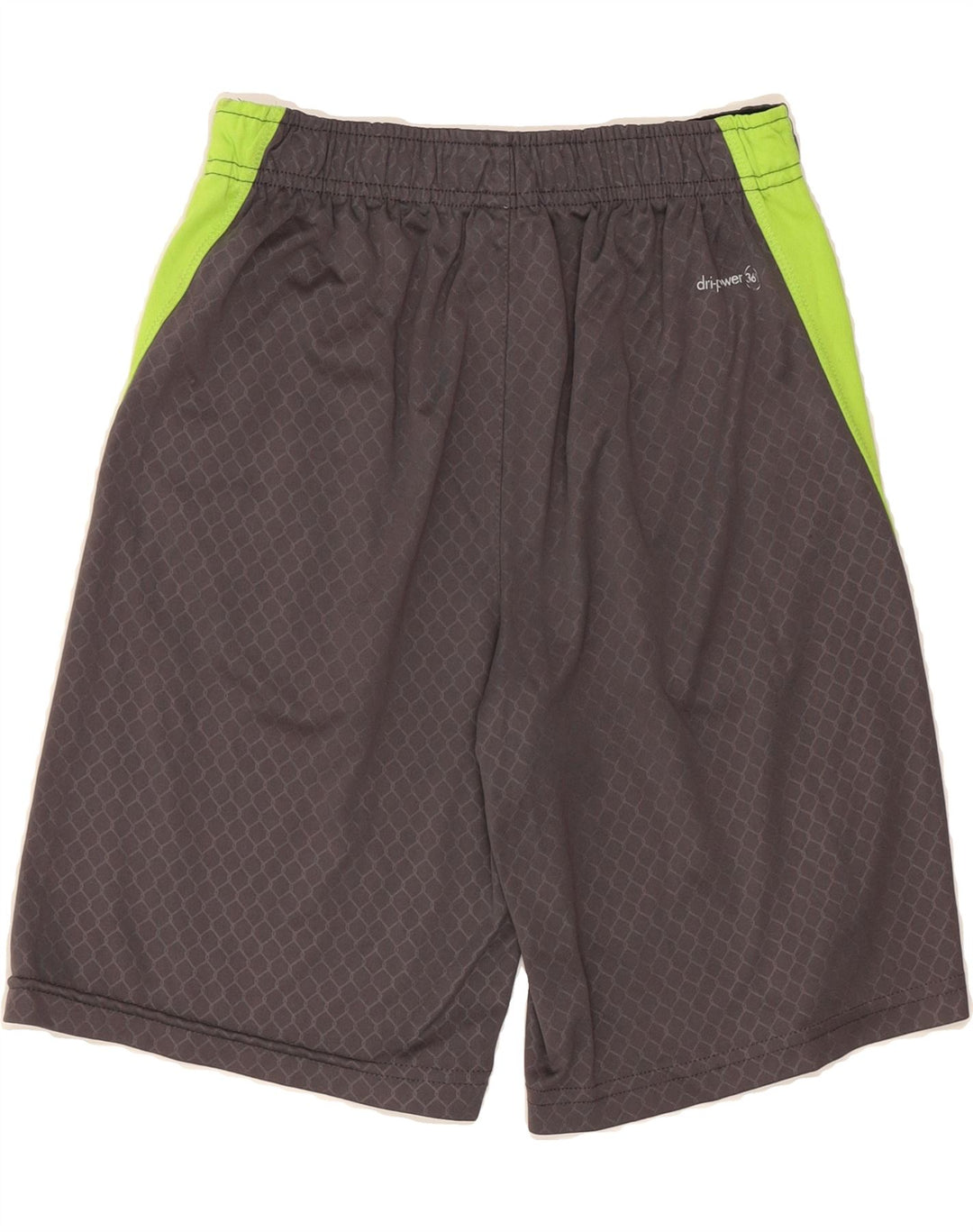 RUSSELL ATHLETIC Boys Dri-Power Sport Shorts 7-8 Years Medium Grey Vintage Russell Athletic and Second-Hand Russell Athletic from Messina Hembry 