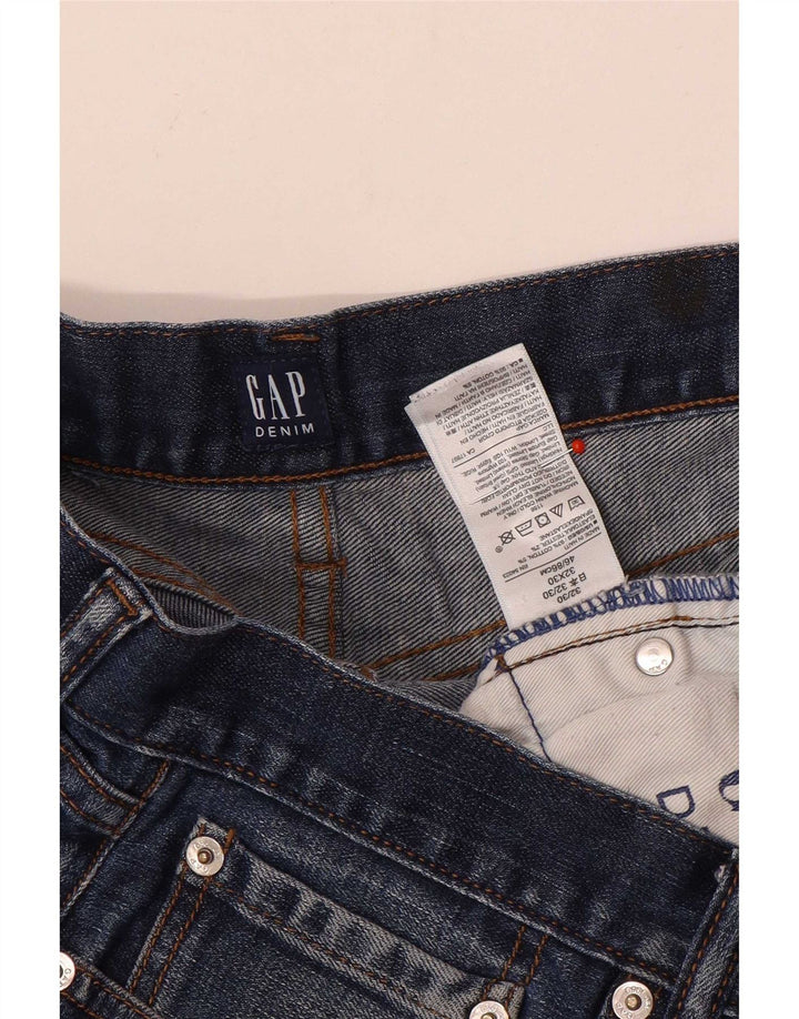 Gap Mens Straight Jeans W32 L30 Navy Blue Cotton