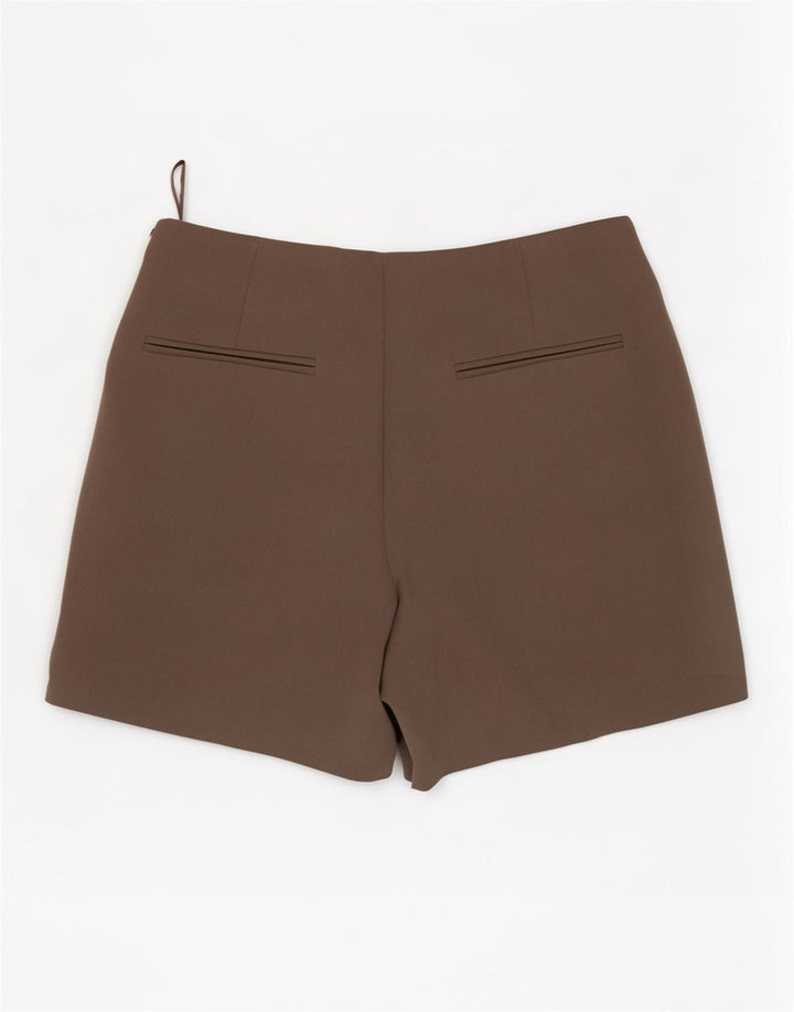 Zara Womens Skort Shorts UK 12 Medium Grey