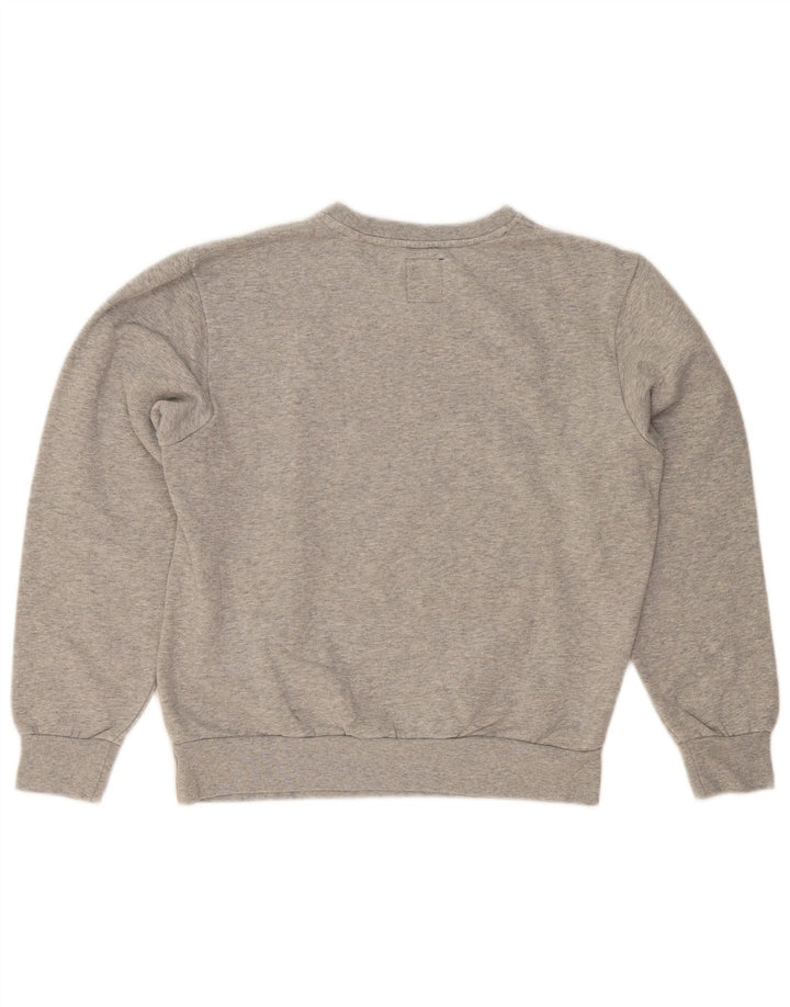 NORTH SAILS Womens Graphic Sweatshirt Jumper UK 14 Medium Grey Flecked