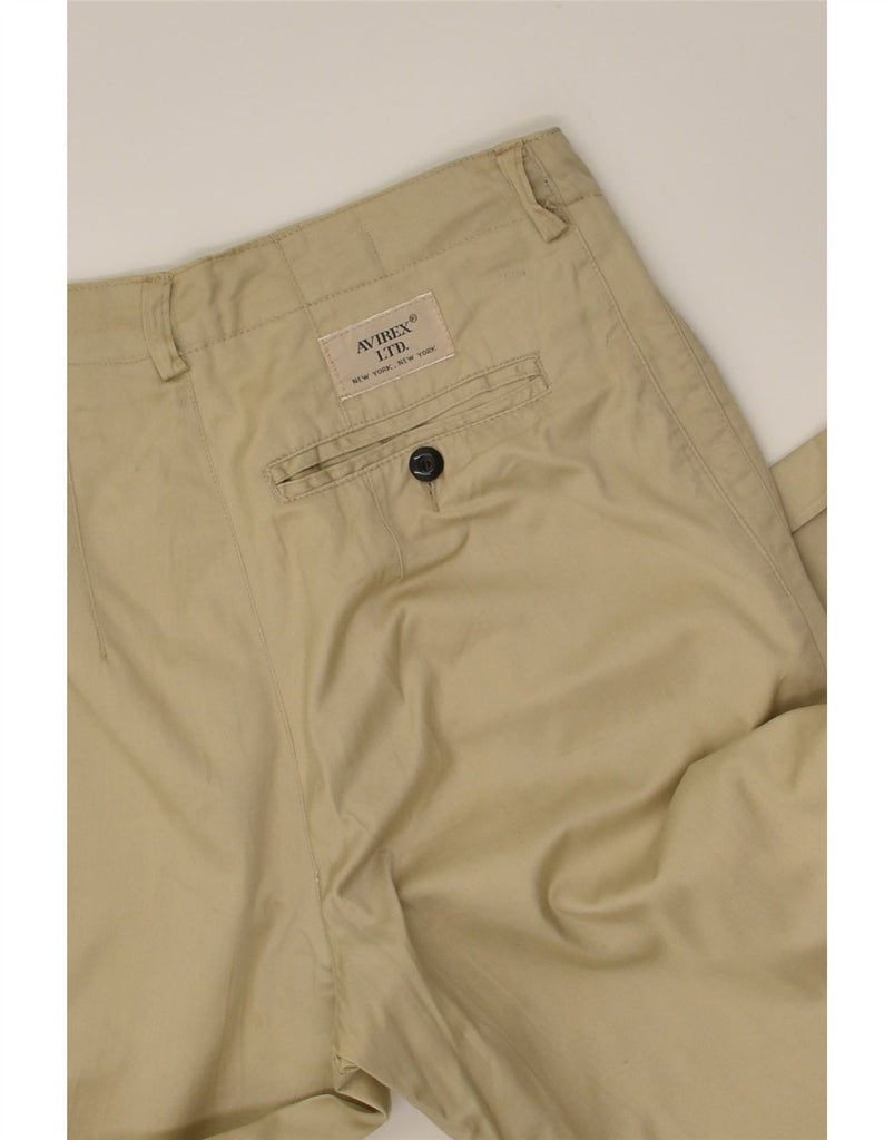 AVIREX Mens Slim Casual Trousers W32 L29 Beige | Vintage Avirex | Thrift | Second-Hand Avirex | Used Clothing | Messina Hembry 