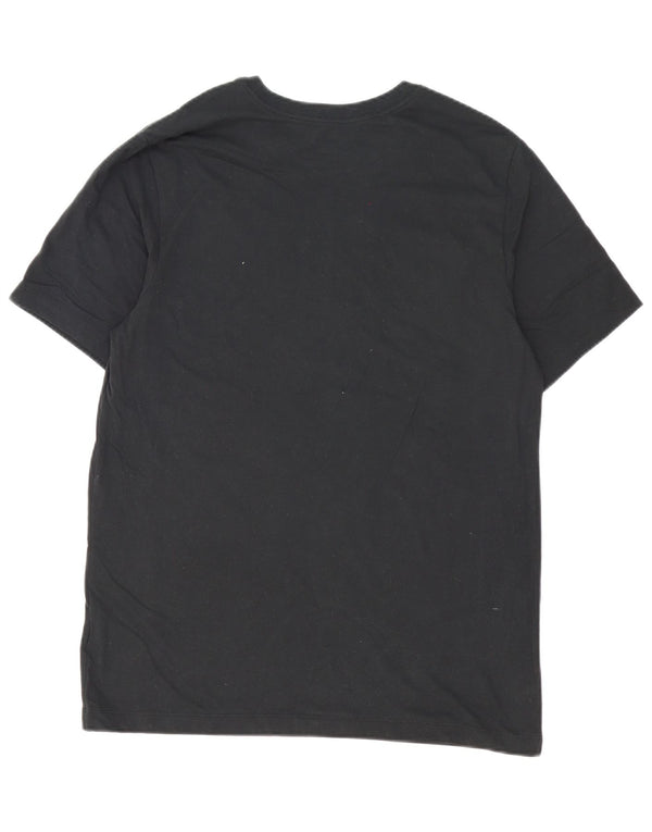 Nike Mens Dri Fit Graphic T-Shirt Top Large Black Cotton