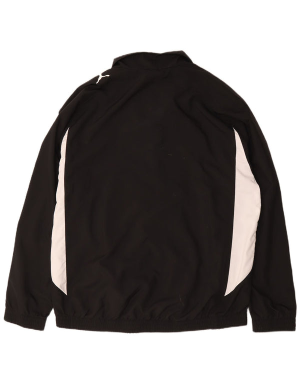 PUMA Mens Tracksuit Top Jacket XL Black Colourblock Polyester