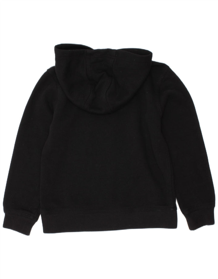 Nike Boys Hoodie Jumper 6-7 Years Large Black Cotton