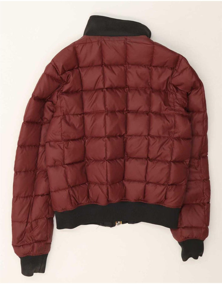 K-Way Womens Reversible Padded Jacket UK 10 Small Grey Colourblock