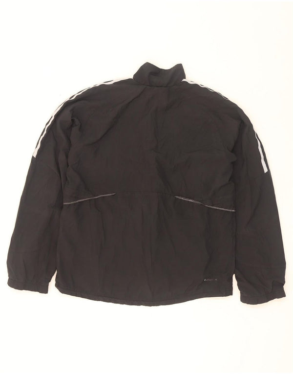 Adidas Mens Climalite Tracksuit Top Jacket Small Black