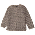 French Connection Womens Faux Fur Blazer Jacket UK 8 Small  Grey Polyester