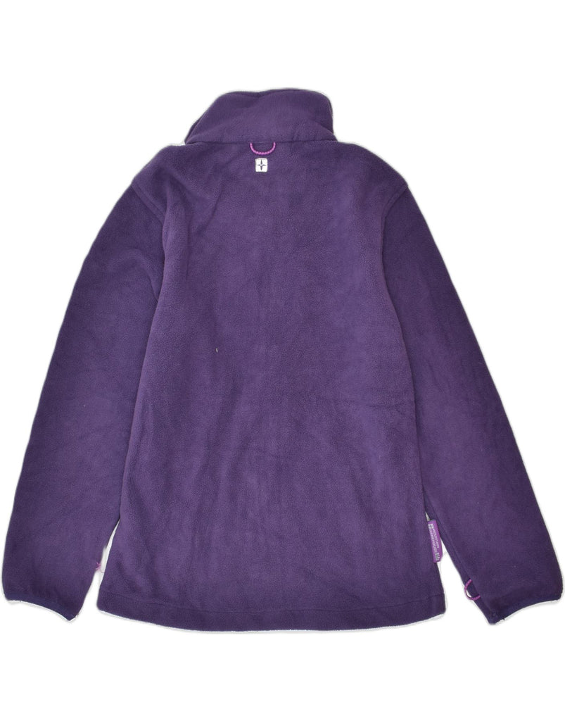 MOUNTAIN WAREHOUSE Boys Fleece Jacket 7-8 Years Purple Polyester | Vintage | Thrift | Second-Hand | Used Clothing | Messina Hembry 