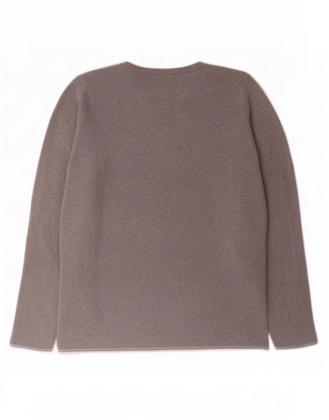 Massimo Dutti Mens Crew Neck Jumper Sweater Medium Grey Cotton