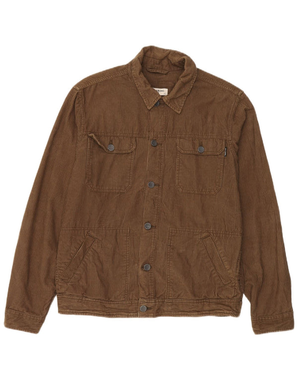 Billabong Mens Corduroy Jacket UK 40 Large Brown