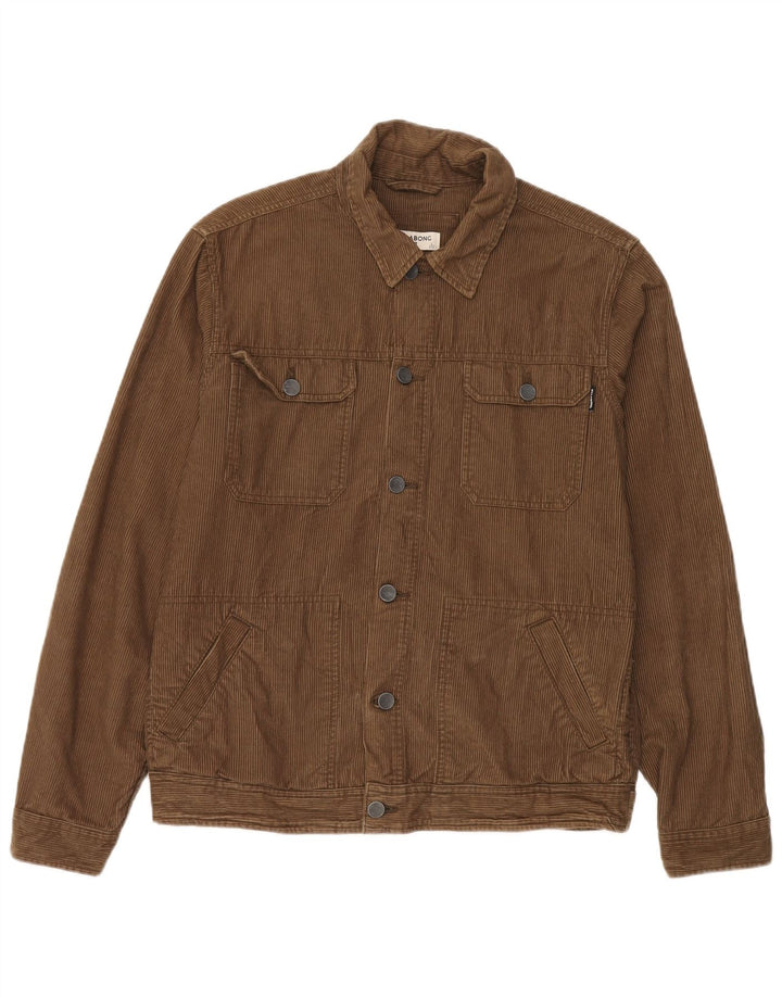 Billabong Mens Corduroy Jacket UK 40 Large Brown