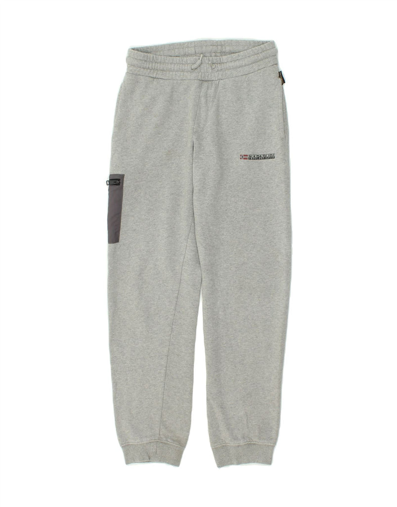 NAPAPIJRI Boys Tracksuit Trousers Joggers 13-14 Years Grey | Vintage Napapijri | Thrift | Second-Hand Napapijri | Used Clothing | Messina Hembry 