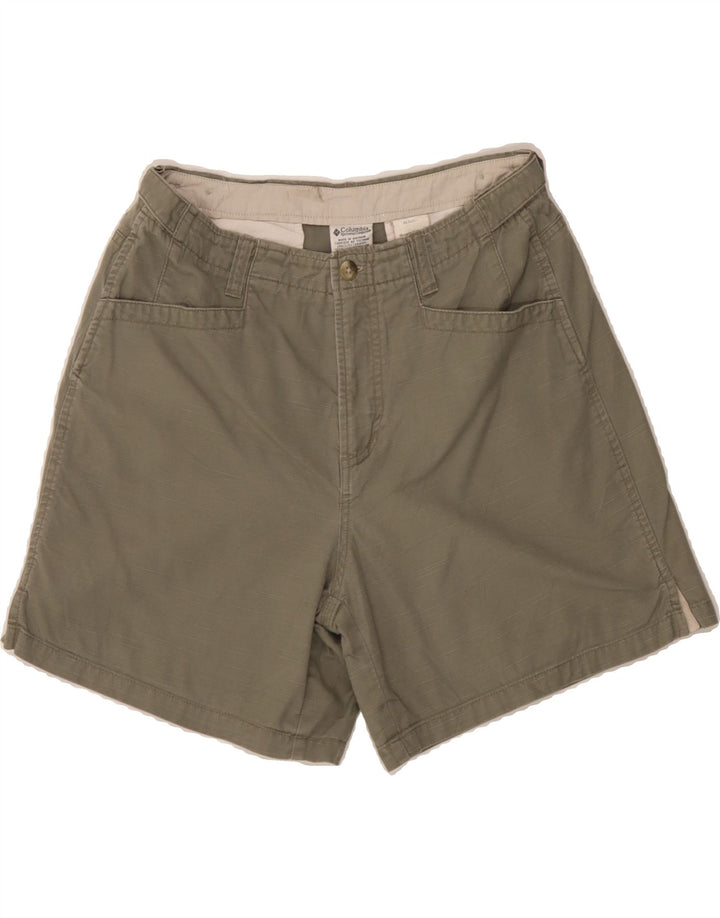 COLUMBIA Womens Casual Shorts US 6 Medium W26  Khaki Cotton Vintage Columbia and Second-Hand Columbia from Messina Hembry 