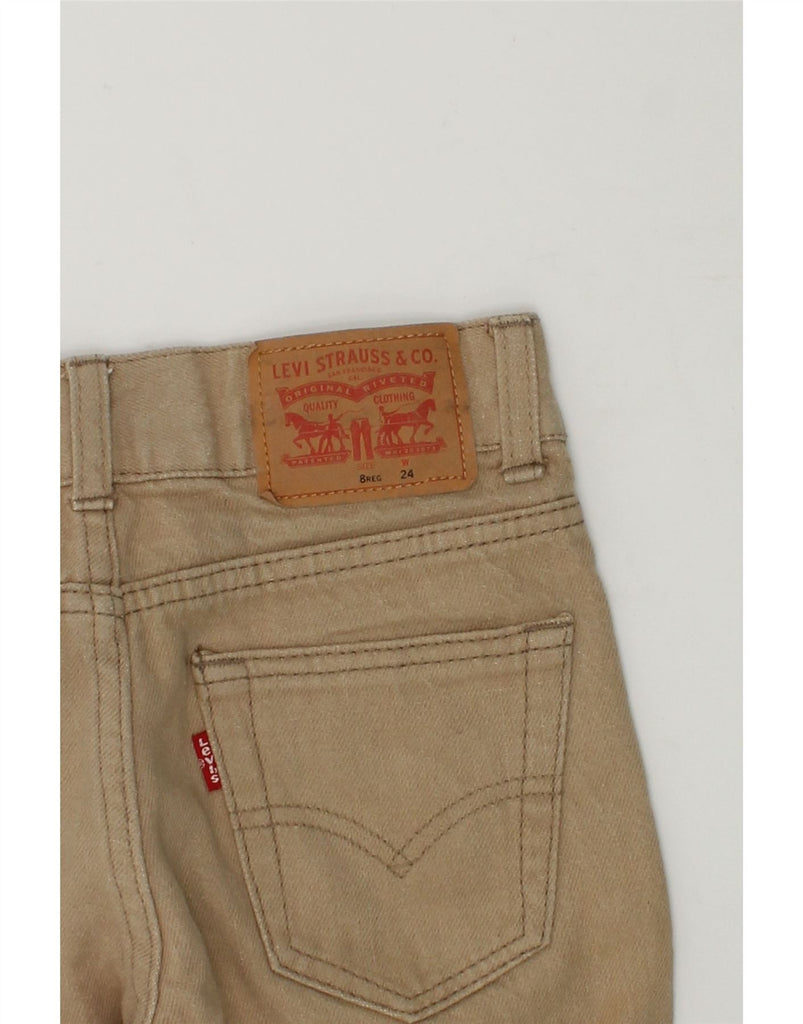 LEVI'S Boys Denim Shorts 7-8 Years W24  Beige Cotton | Vintage Levi's | Thrift | Second-Hand Levi's | Used Clothing | Messina Hembry 