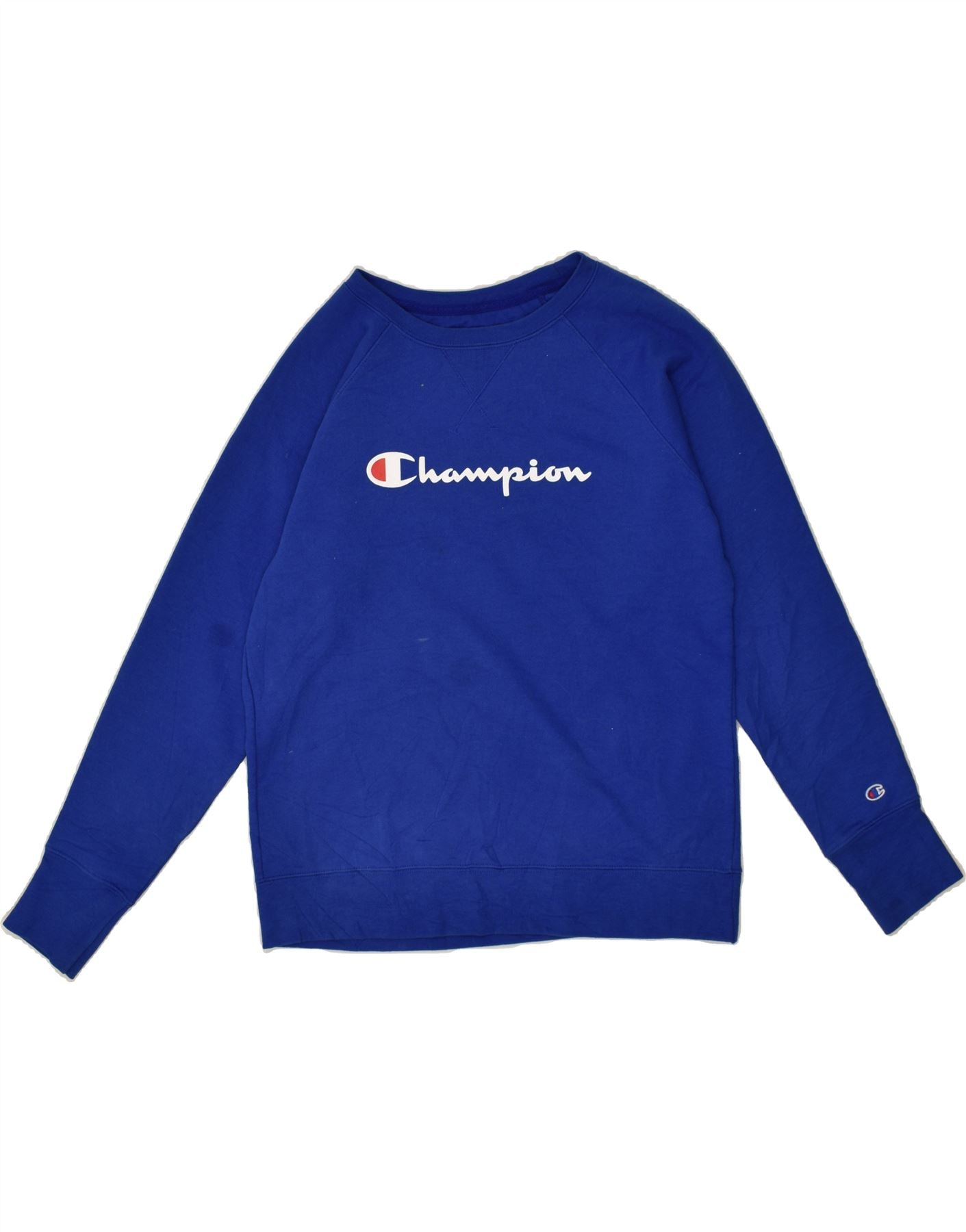 Champion sweatshirt 2024 womens blue