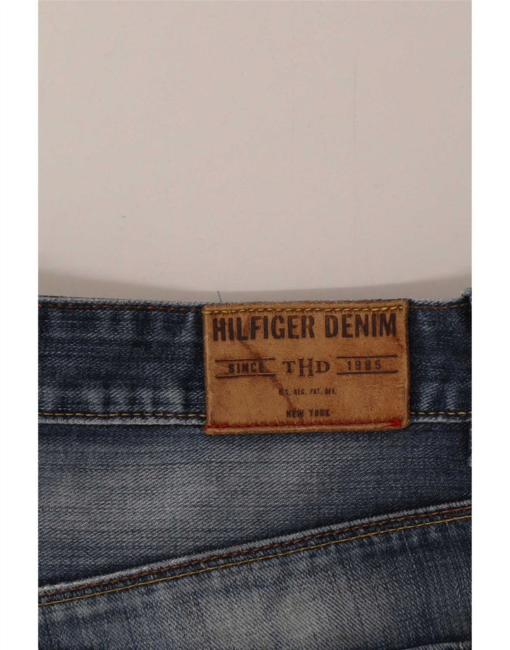 Tommy Hilfiger Mens Straight Jeans W34 L32 Blue