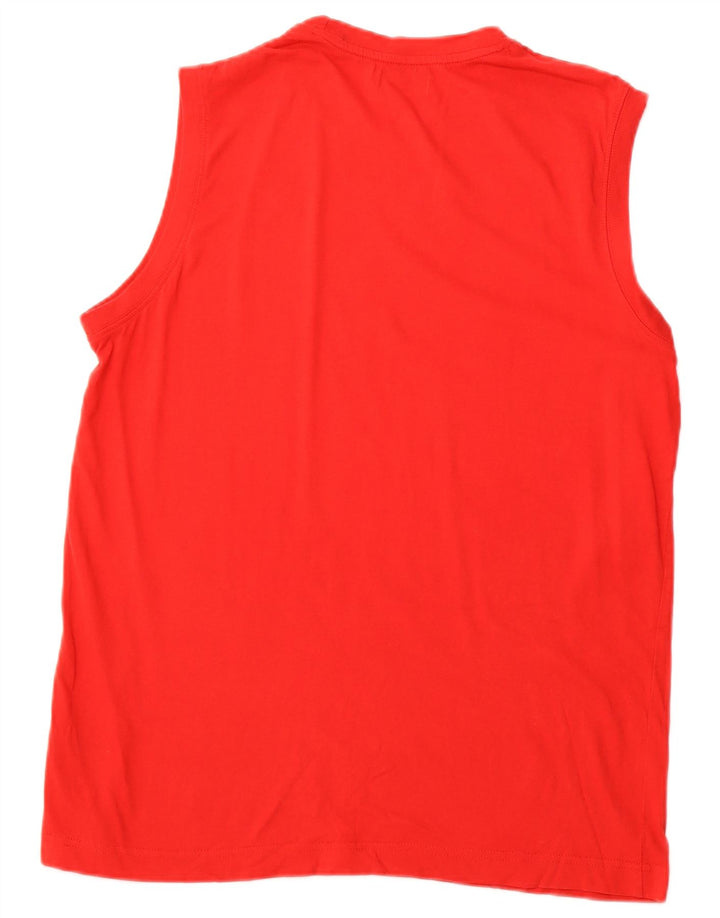 KAPPA Mens Vest Top XL Red Cotton