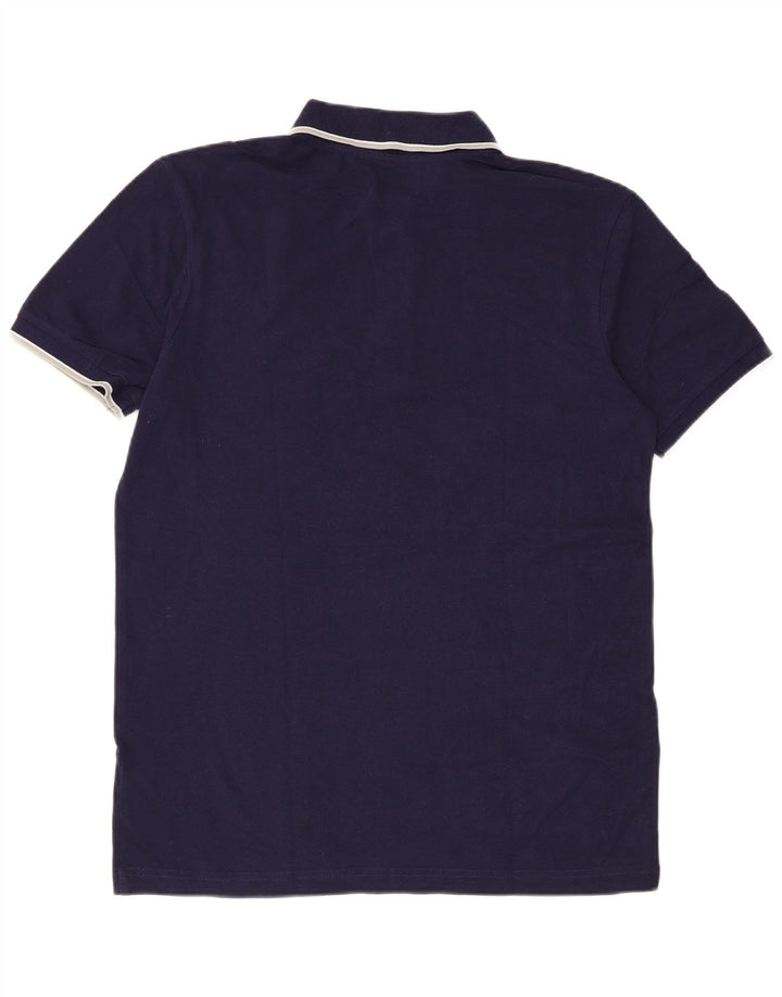 KAPPA Mens Polo Shirt Large Navy Blue Cotton