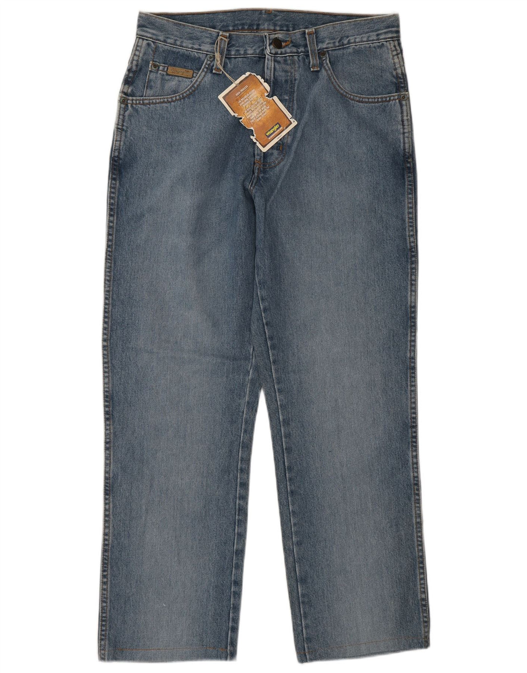 Wrangler Mens Texas Straight Jeans W32 L28 Blue Cotton