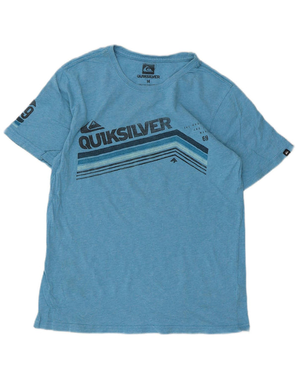 Quiksilver Boys Graphic T-Shirt Top 13-14 Years Blue Cotton