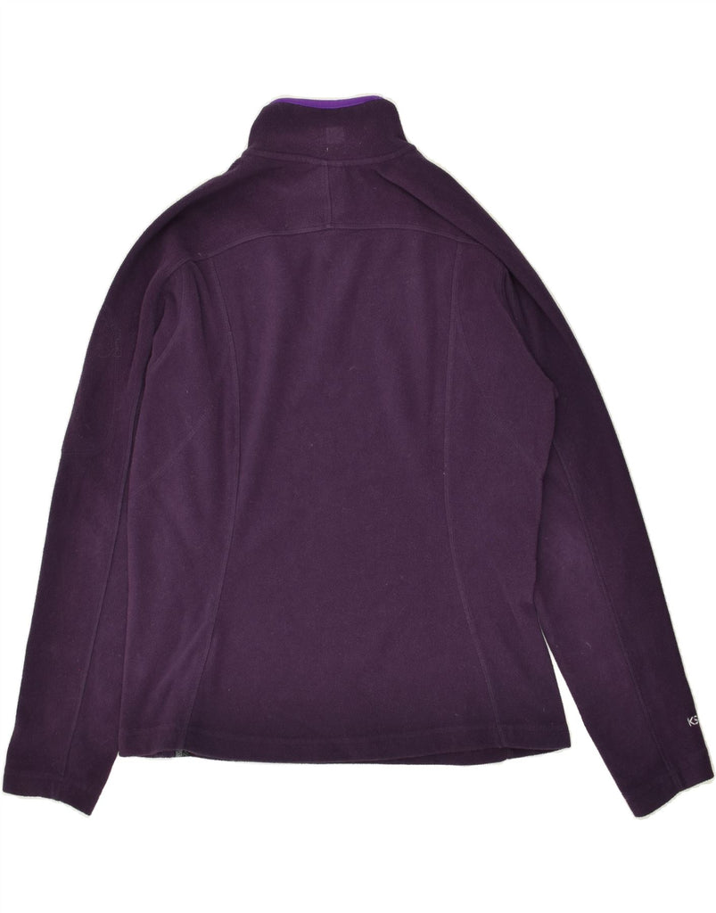 KARRIMOR Womens Fleece Jumper UK 12 Medium Purple Polyester | Vintage Karrimor | Thrift | Second-Hand Karrimor | Used Clothing | Messina Hembry 