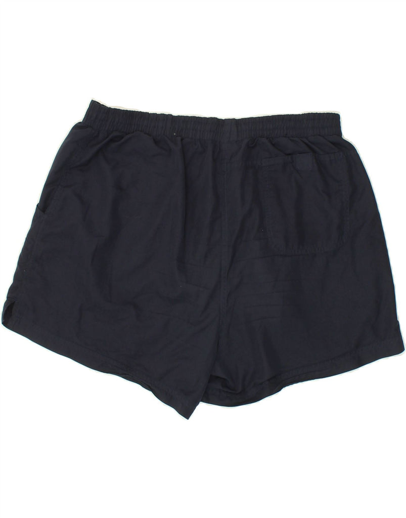 REEBOK Mens Sport Shorts Large Navy Blue Polyester | Vintage Reebok | Thrift | Second-Hand Reebok | Used Clothing | Messina Hembry 