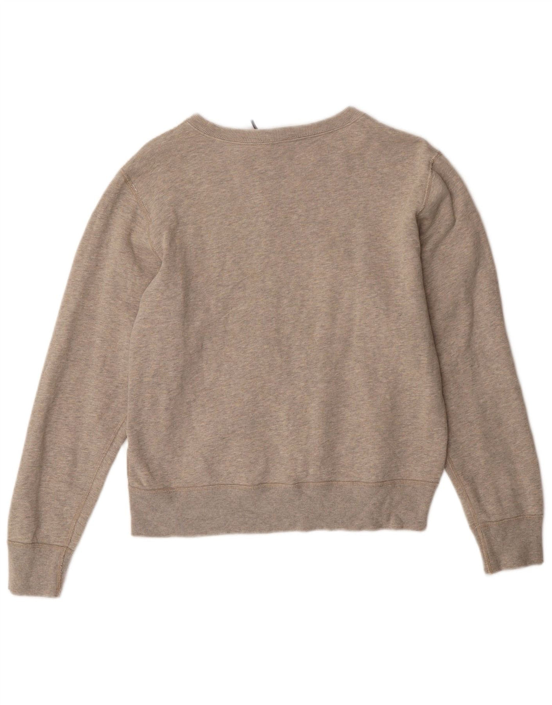 POLO RALPH LAUREN Womens Graphic Sweatshirt Jumper UK 16 Large Grey Cotton