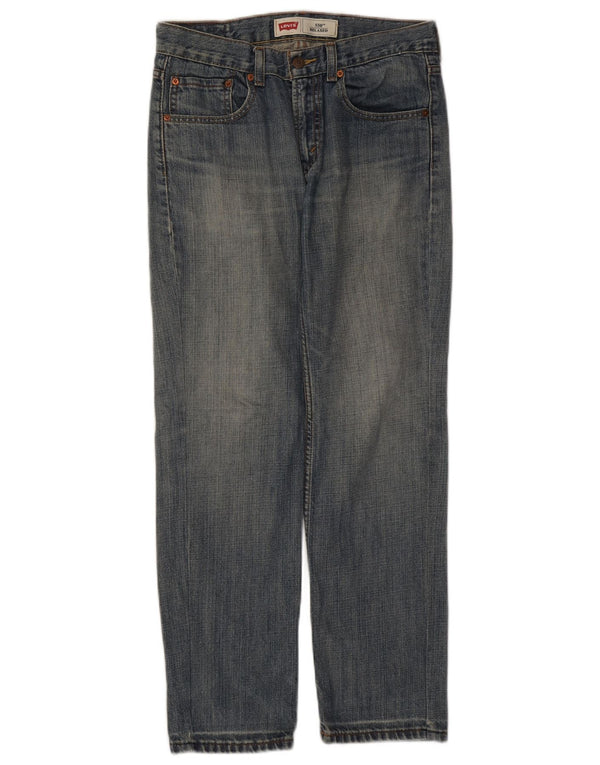 Levi's Boys 550 Relaxed Fit Straight Jeans 15-16 Years W28 L28 Blue Cotton