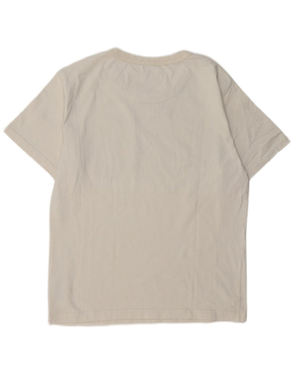 New Balance Mens T-Shirt Top Medium White Cotton