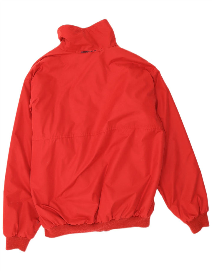Musto Mens Bomber Jacket UK 42 XL Red Polyester