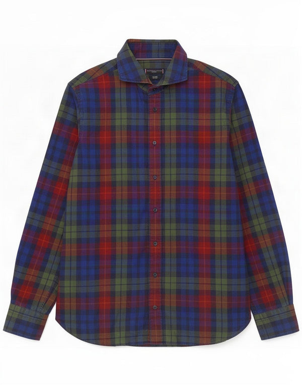 Tommy Hilfiger Mens Shirt Size 40 15 3/4 Medium Multicoloured Plaid