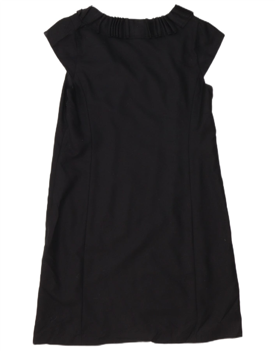 J. CREW Womens A-Line Dress US 12 Large Black Wool