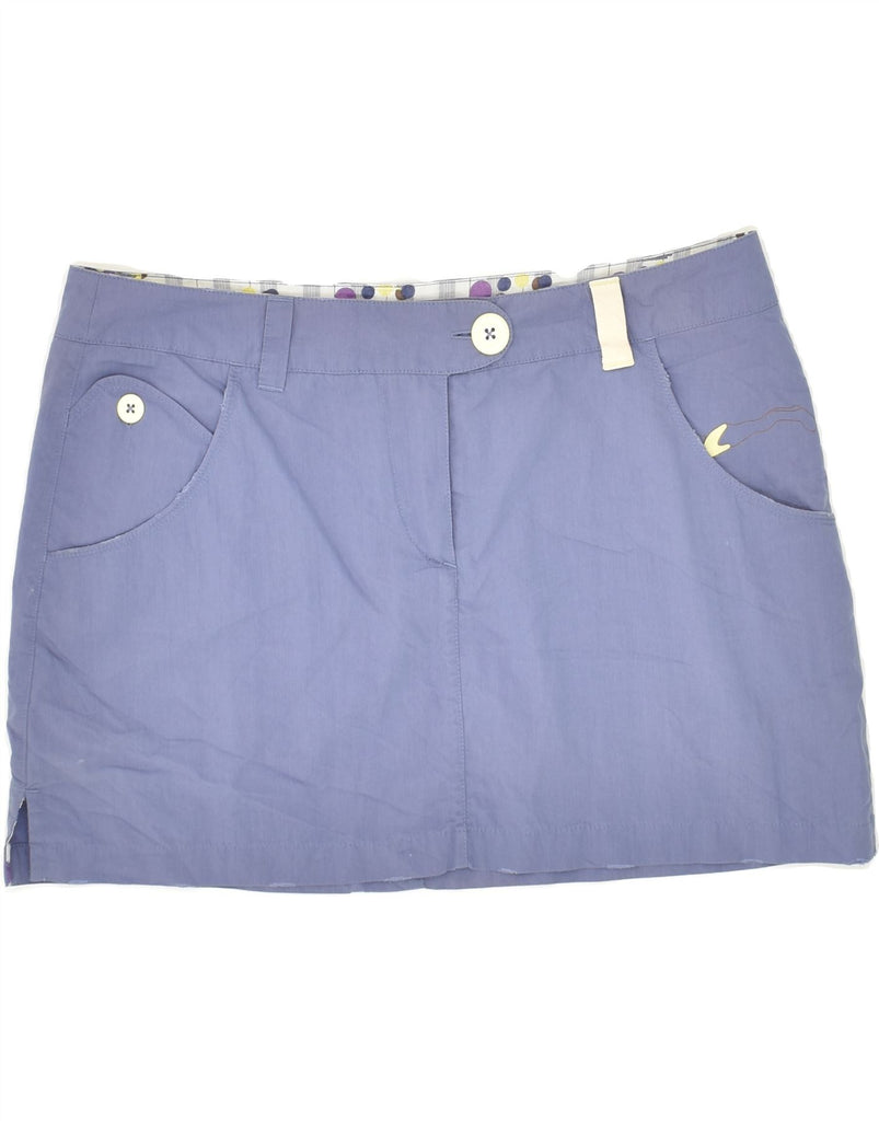 FILA Womens Low Waist Mini Skirt UK 10 Small W31 Blue Cotton | Vintage Fila | Thrift | Second-Hand Fila | Used Clothing | Messina Hembry 