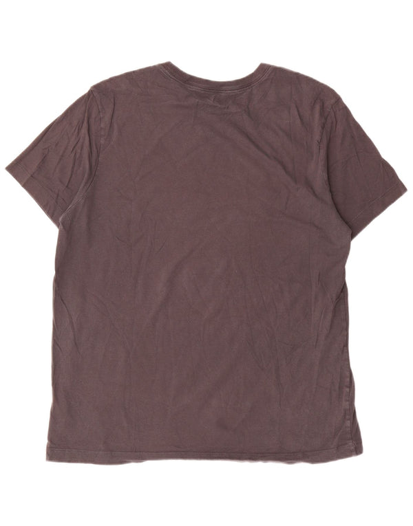 Nike Mens Graphic T-Shirt Top Large Grey Cotton