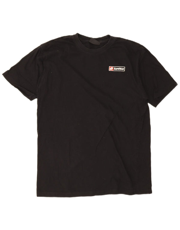 Lotto Mens T-Shirt Top Large Black