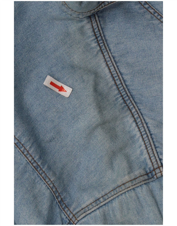 HOLIDAY Mens Denim Shirt Medium Blue Cotton