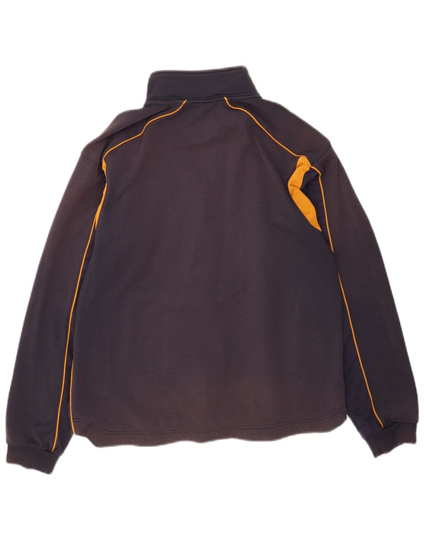 Nike Boys Tracksuit Top Jacket 13-14 Years XL Navy Blue Colourblock