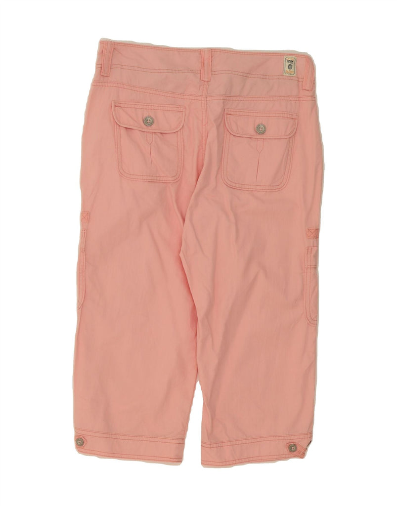 LEVI'S Womens Cargo Capri Trousers US 8 Medium W32 L20 Pink Cotton Vintage Levi's and Second-Hand Levi's from Messina Hembry 