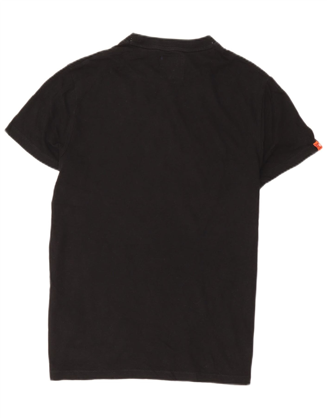 Superdry Mens T-Shirt Top Medium Black Cotton