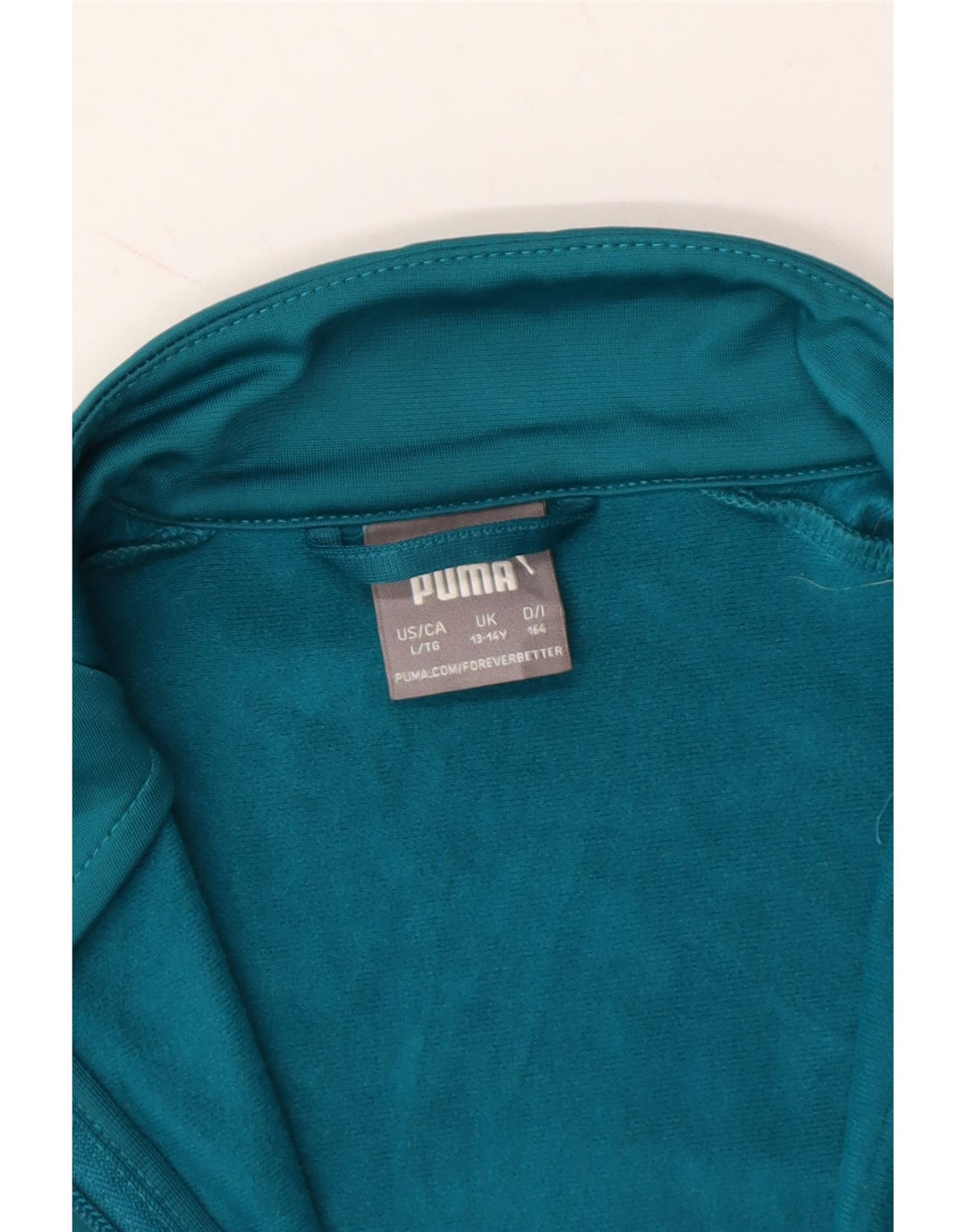 PUMA Boys AC Milan Tracksuit Top Jacket 13-14 Years Blue Polyester Vintage Puma and Second-Hand Puma from Messina Hembry 