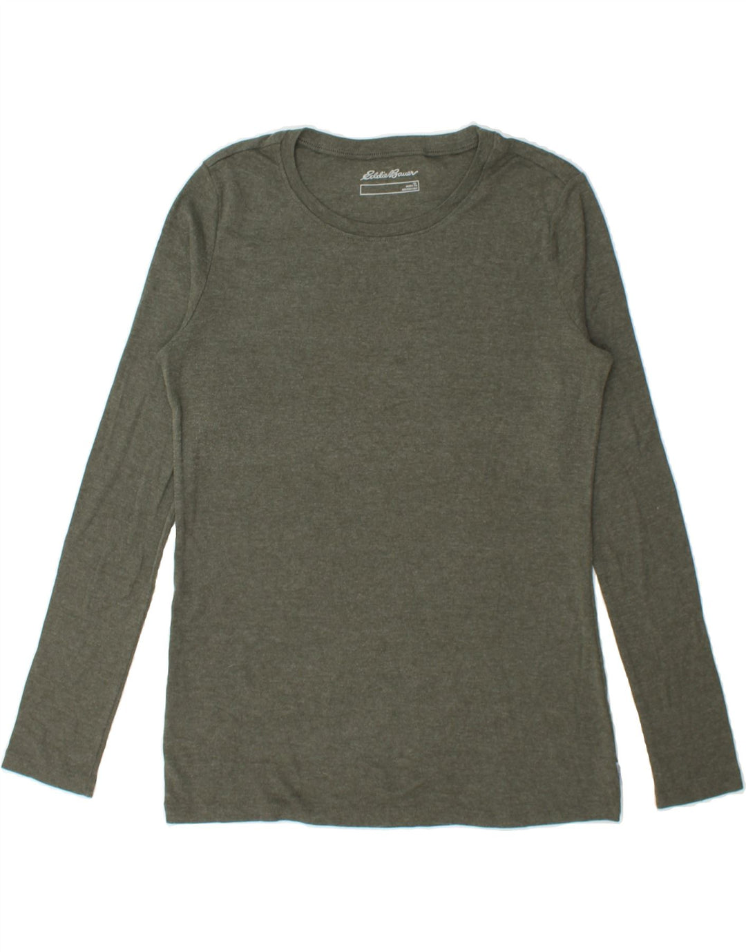 EDDIE BAUER Womens Top Long Sleeve UK 16 Large Green Cotton Vintage Eddie Bauer and Second-Hand Eddie Bauer from Messina Hembry 
